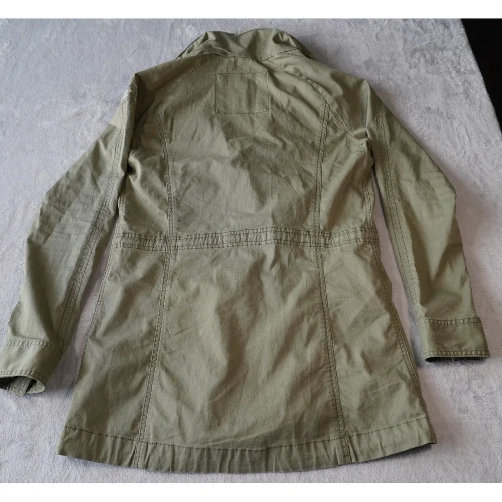 Vintage‎ Abercrombie & Fitch Field Jacket Large Army Green Military Utility